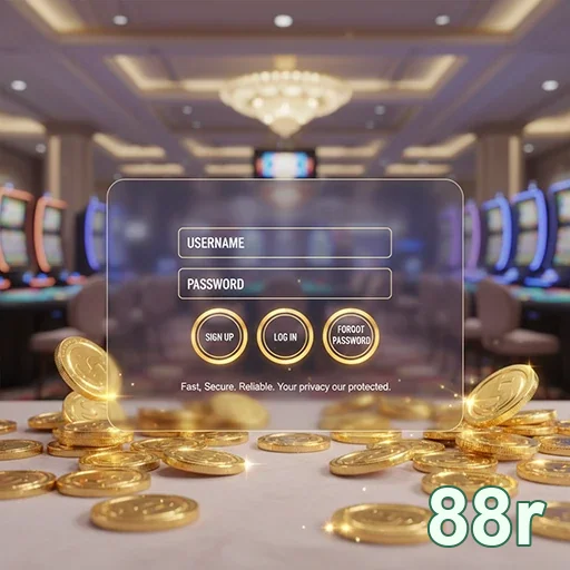 Tela do aplicativo mobile da 88r com design moderno