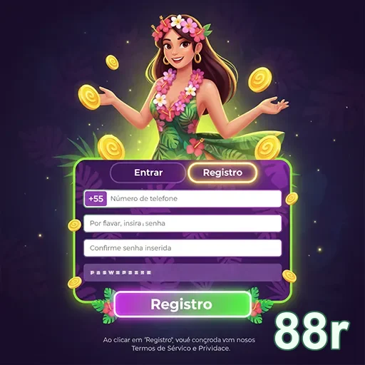 Tela do app 88r com slots e jogos VIP